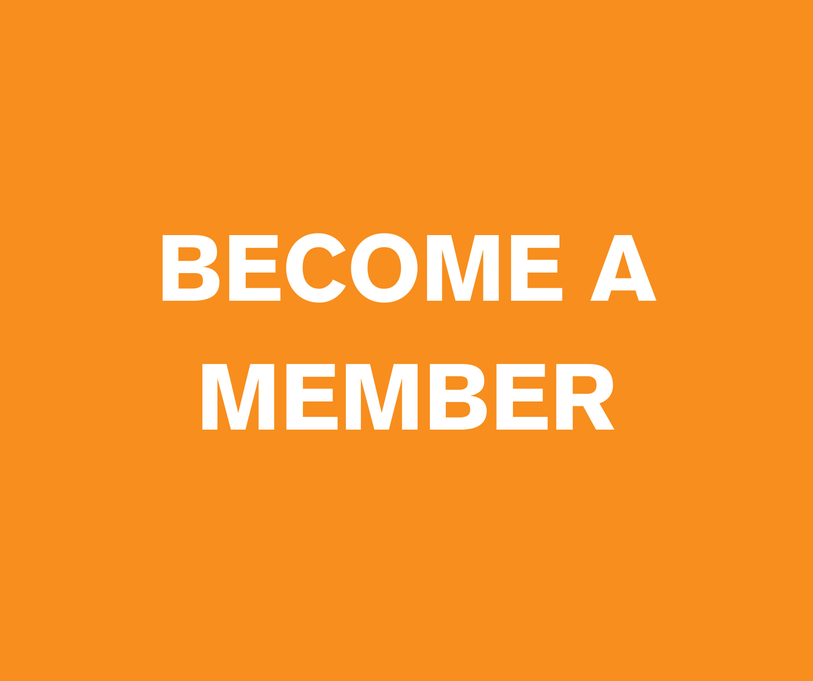 Orange box that says 'Become a member' in white font